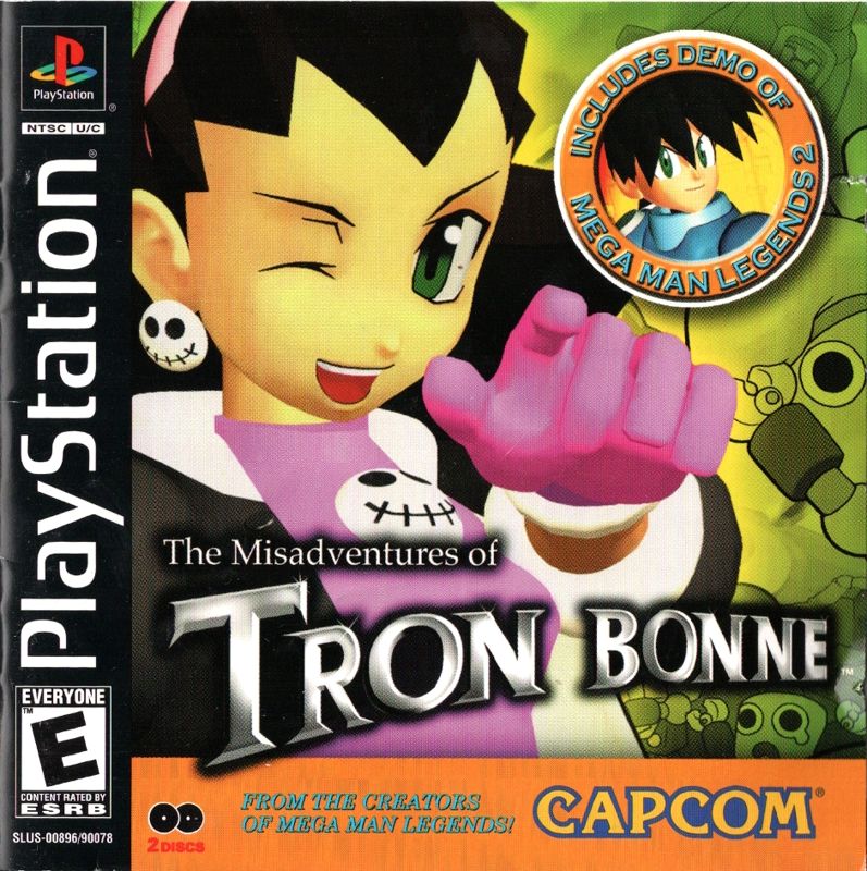The Misadventures of Tron Bonne box art for Playstation
